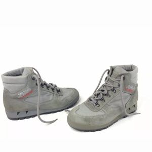Asolo Voyageur Vintage Hiking Boots 6.5 Gray Italy